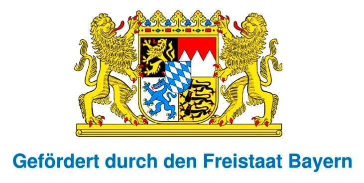 Logo Gefördert durch den Freistaat Bayern